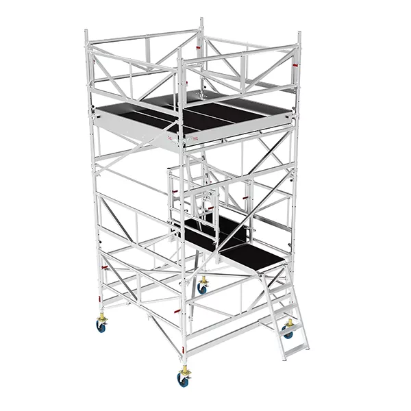 Tour roulante plateau 1.95 x 1.95m - Hauteur de travail max. 5.30m
